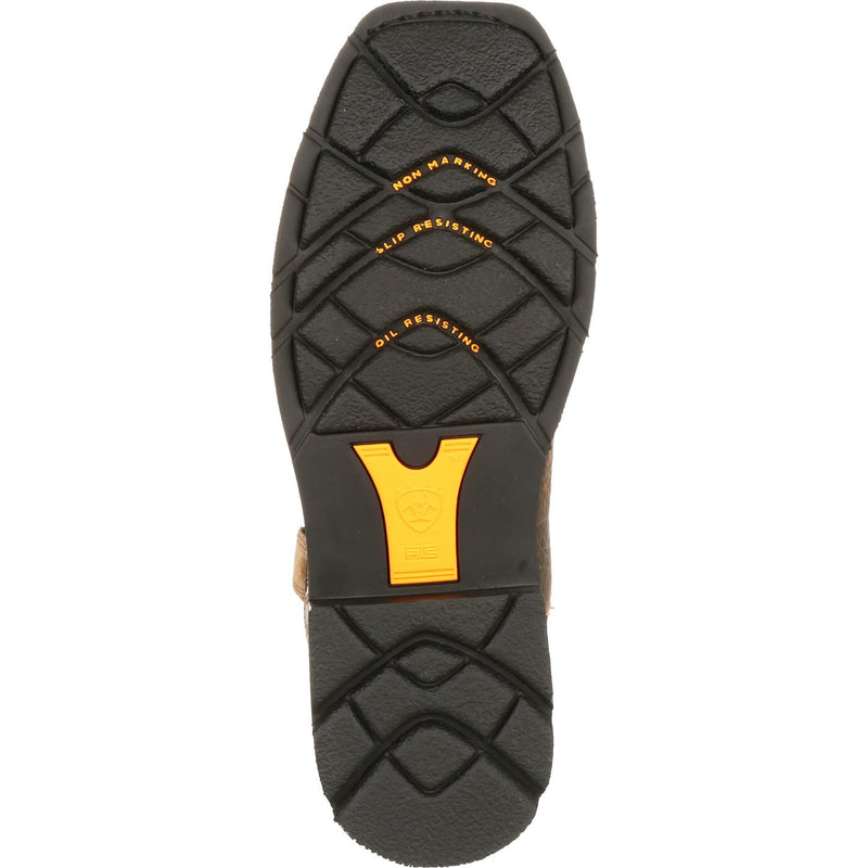 Ariat Sierra Wide Square Toe Steel Toe Puncture-Resistant Western Work Boot - outsole