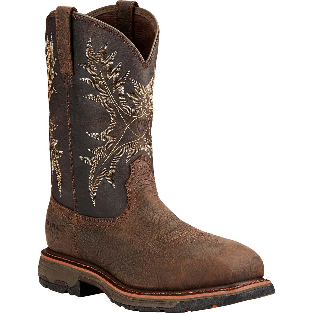 Ariat Workhog H2O Composite Toe Waterproof Western  display picture 2