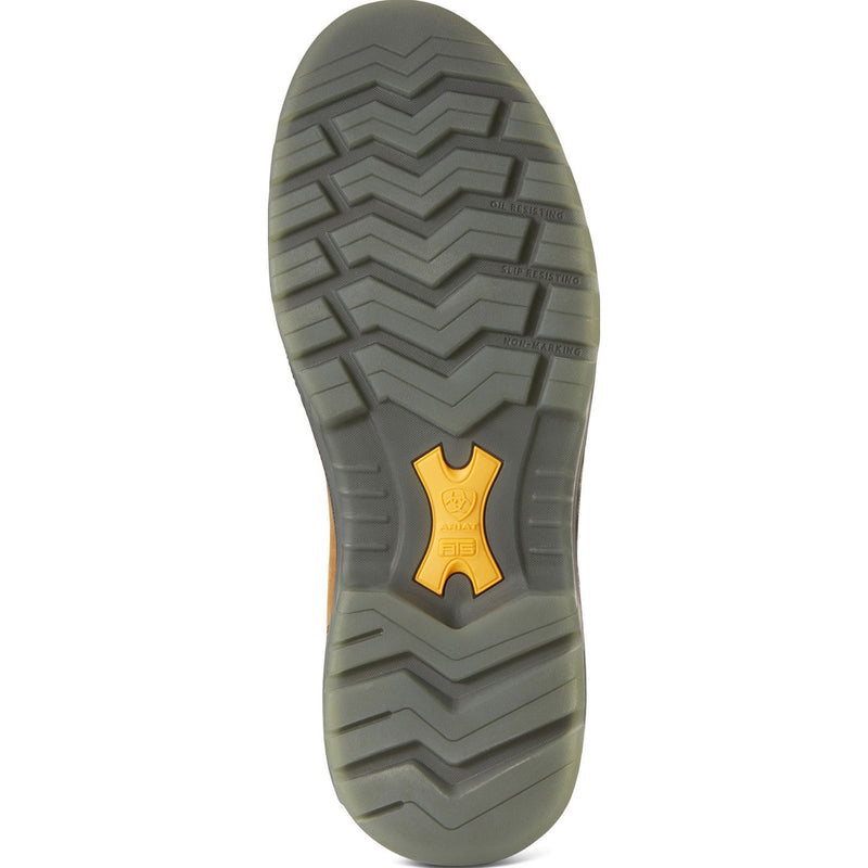 Ariat Turbo Men's 10-inch Carbon Toe Electrical Hazard Waterproof Pull-On Work Boot - outsole