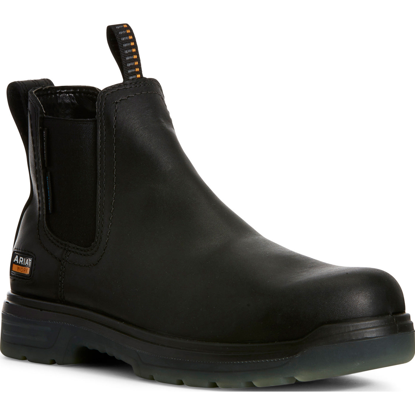 Men\'s ARIAT  Black Leather Chelsea Pull-On Boots Ariat Men main image 3