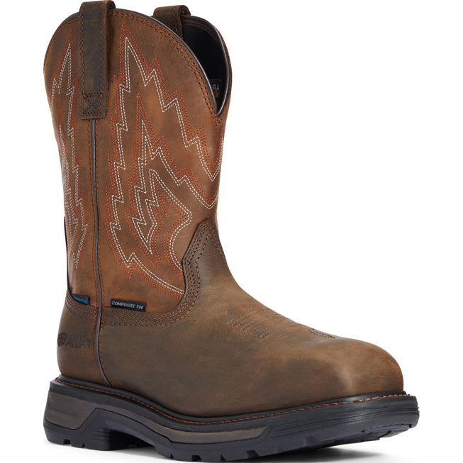 Ariat Big Rig Men's Composite Toe Electrical Hazard Waterproof Western Work Boot - main