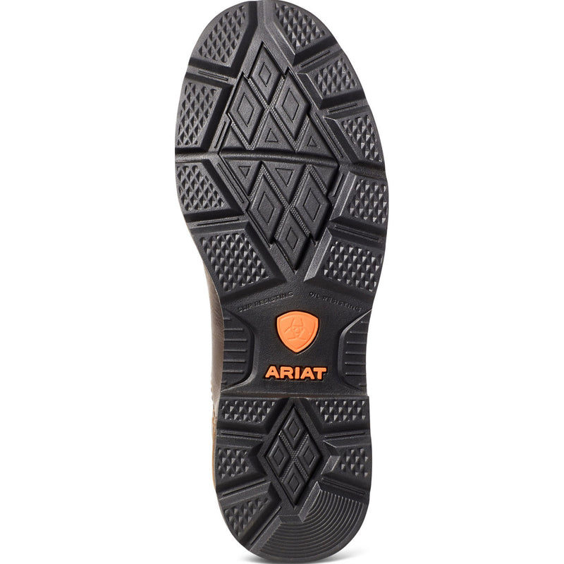 Ariat Groundbreaker Men's 10-inch Internal Metatarsal Steel Toe Pull-On Western Work Boot - outsole