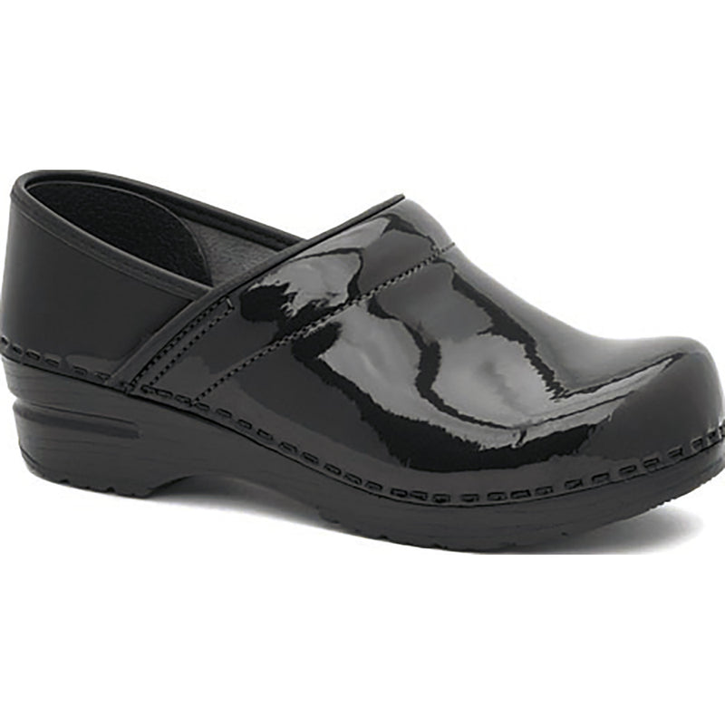 Dansko Professional Women's Black Patent Leather Clog - main