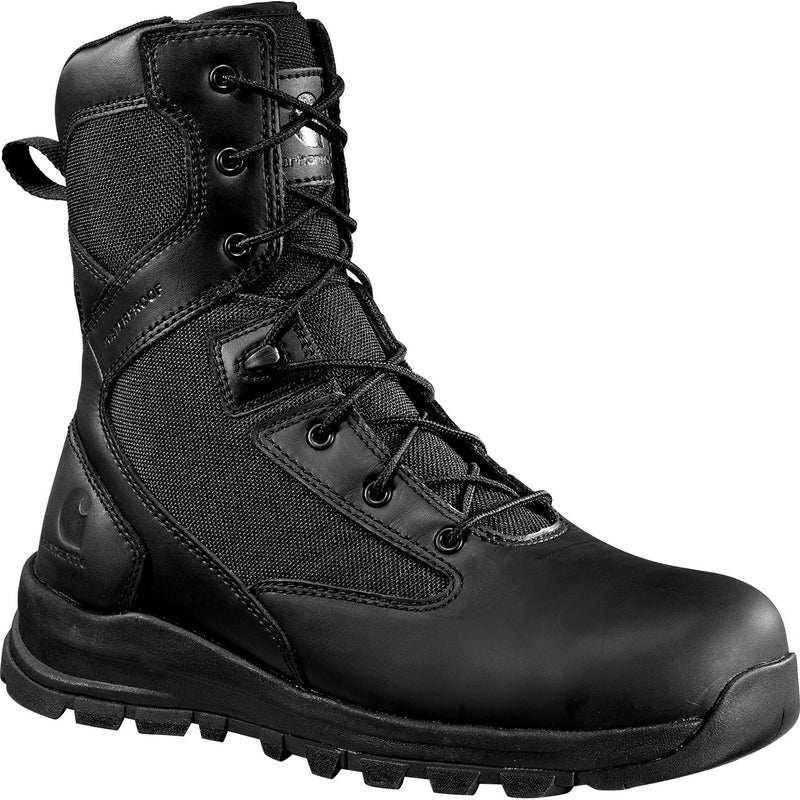 Carhartt Gilmore Men's 8-inch Carbon Nano Toe Electrical Hazard Waterproof Zipper Uniform Boot - main