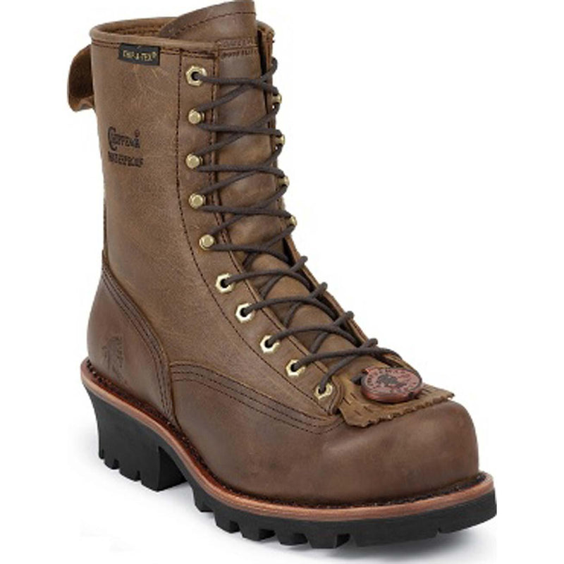 Chippewa Steel Toe Waterproof Lace-to-Toe Logger Work Boot - main