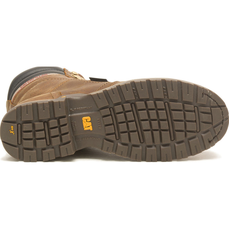 Cat Echo Women's 8-inch Steel Toe Electrical Hazard Waterproof Leather Work Boot - outsole