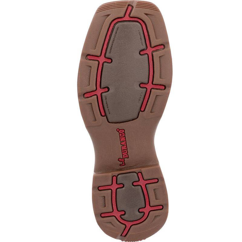 Lil' Rebel™ by Durango® Big Kids' Mexican Flag Western Boot - outsole