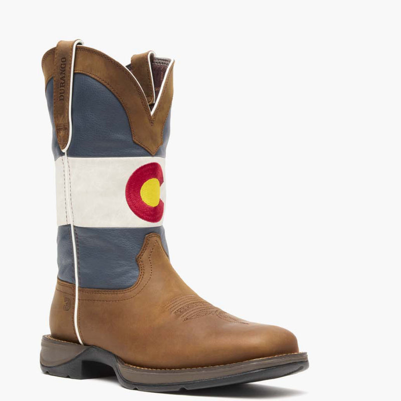 Rebel by Durango® Colorado Flag Western Boot - main