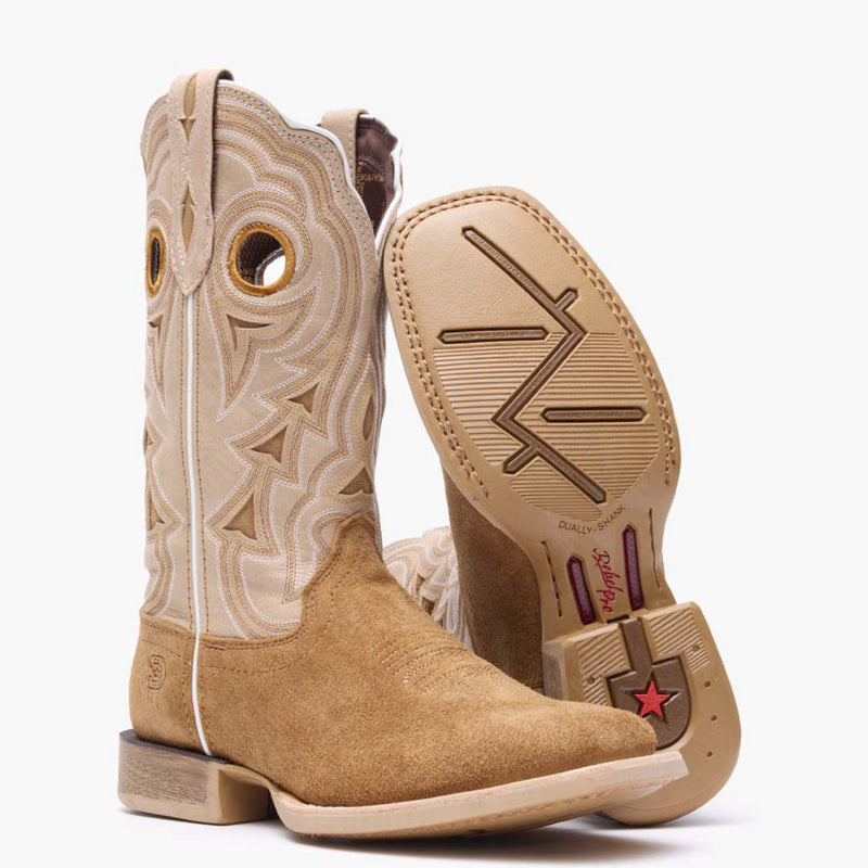 Durango® Lady Rebel Pro Women's Cashew & Bone Western Boot - outsole