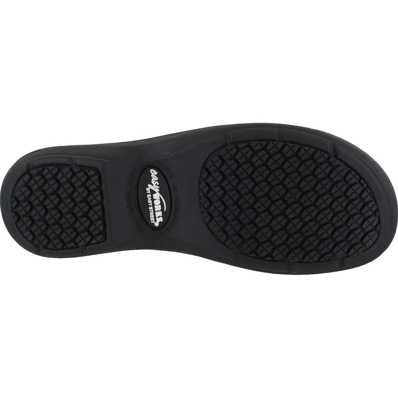 Easy WORKS by Easy Street Bind Women's Slip-Resistant Leather Slip-on Work Shoe - outsole