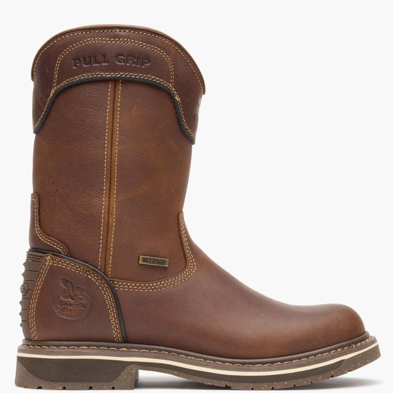 Georgia Boot AMP LT Edge Women's Waterproof Pull On Work Boot - profile