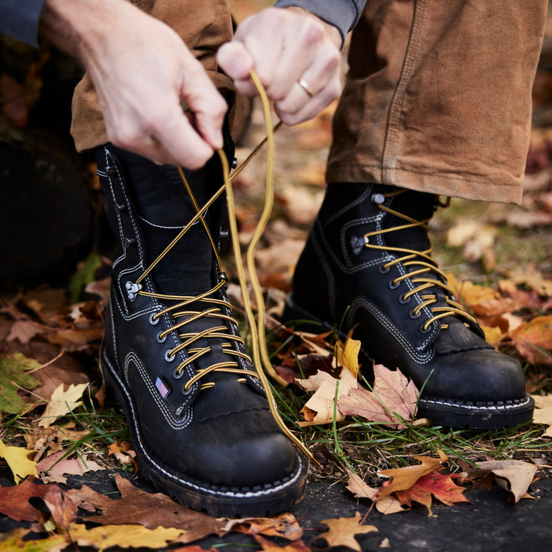 Men's USA Logger Waterproof Work Boot - lifestyle