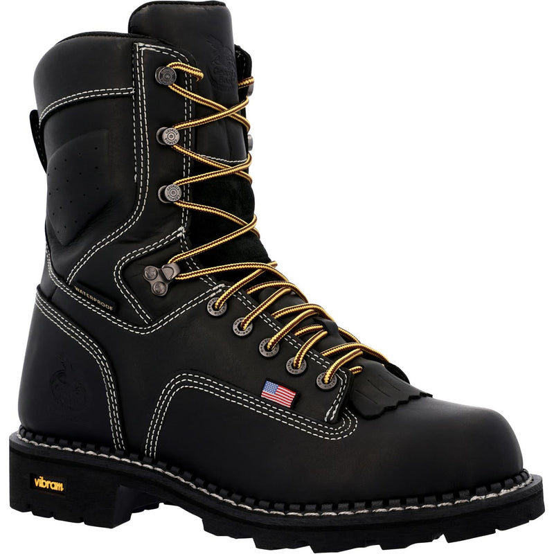 Men's USA Logger Waterproof Work Boot - main