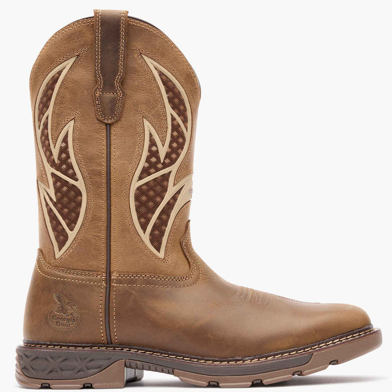 Georgia Boot Carbo-Tec FLX Pull-on with InsulKul™ Work Boot - profile