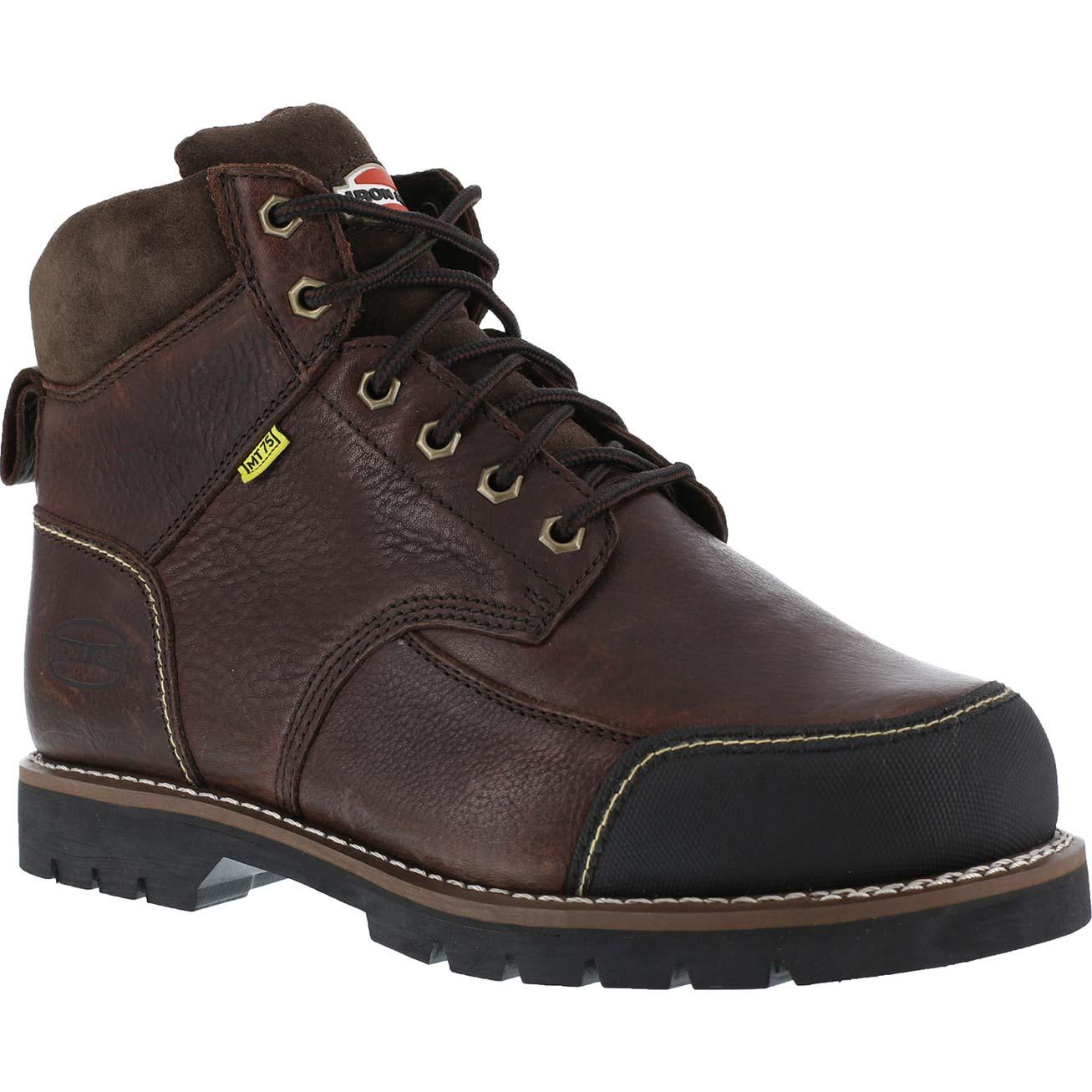 Unisex Lehigh Work Boots Brown Sz Mens 12 Wmens 14 Lehigh Safety Shoes Unisex Steel Toe Work Boot main image 2