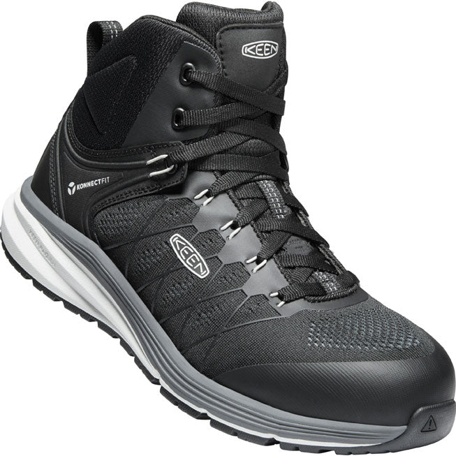 KEEN Utility® Vista Energy Mid Men's Carbon Fiber Toe Electrical Hazard Hi-Top Athletic Work Shoe - main