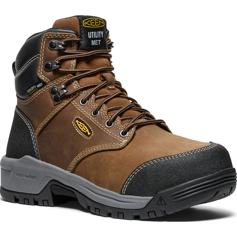 KEEN Utility® Evanston Women's Internal Met Carbon Toe Electrical Hazard Waterproof Work Boot - main