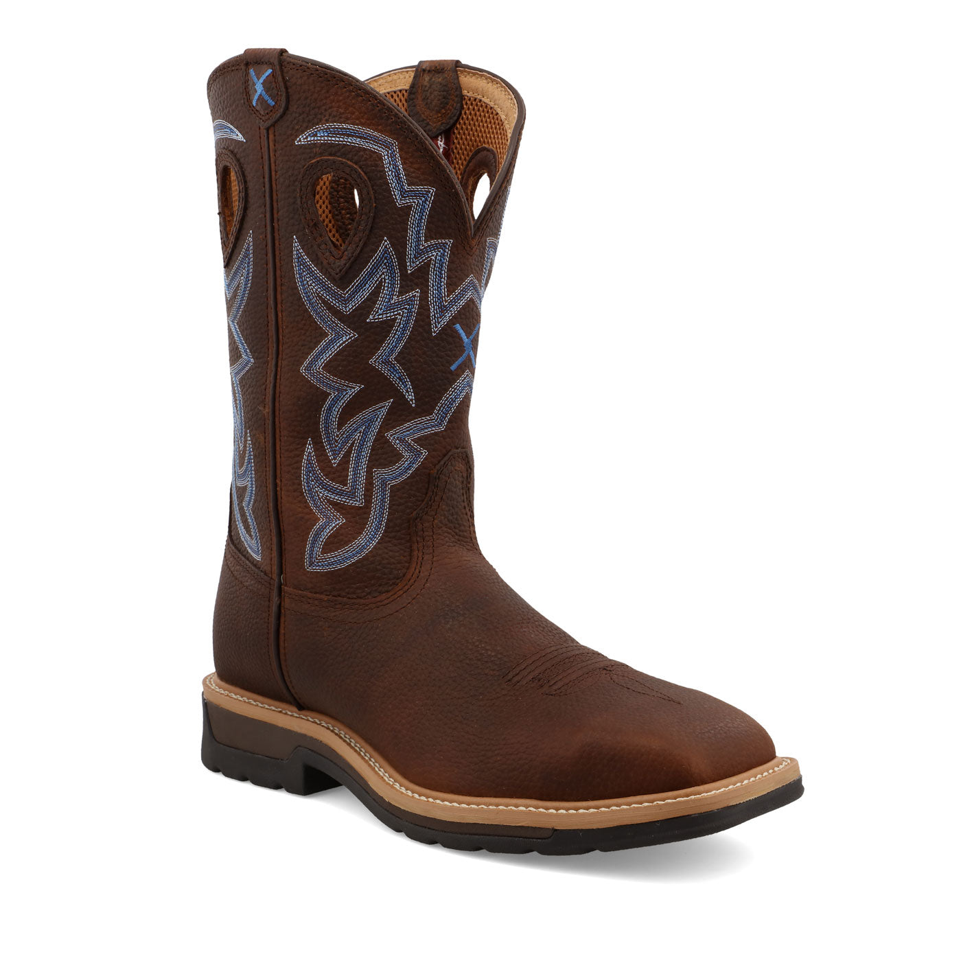 * NEW*Lehigh Leather Steel Toe Work Boots Size 7.5‎ Western Men’s Justin Work Lafayette Men main image 4
