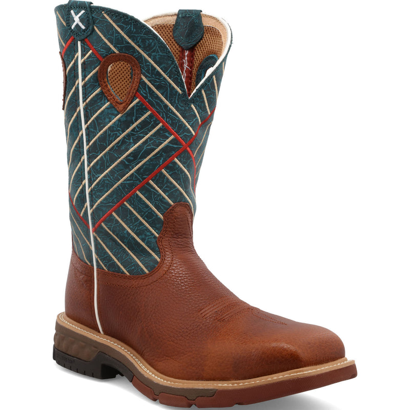 Twisted X CellStretch Men's 12-Inch Alloy Toe Electrical Hazard Western Work Boot - main