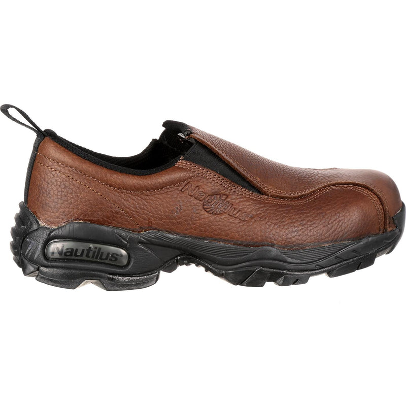 Nautilus Steel Toe Static-Dissipative Slip-On Work Shoe - profile