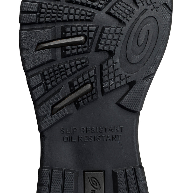 Nautilus ESD Women's Carbon Toe Static Dissipative Non-Metallic Leather Slip On Work Shoe - outsole