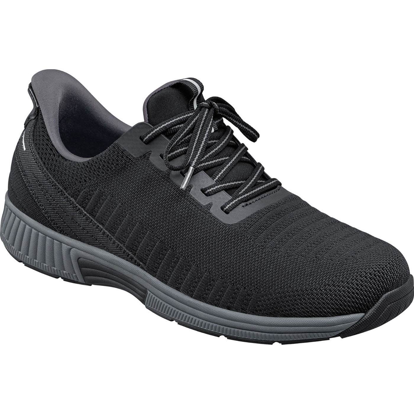 Orthofeet Yari Walking Shoes Black : 14 4E - Extra Wide, Textile Wide Shoes main image 4