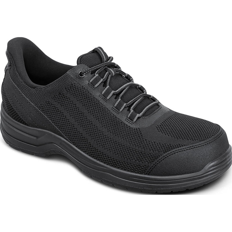 OrthoFeet Onyx Hands-Free Men's Composite Toe Electrical Hazard Slip-Resisting Athletic Work Shoe - main