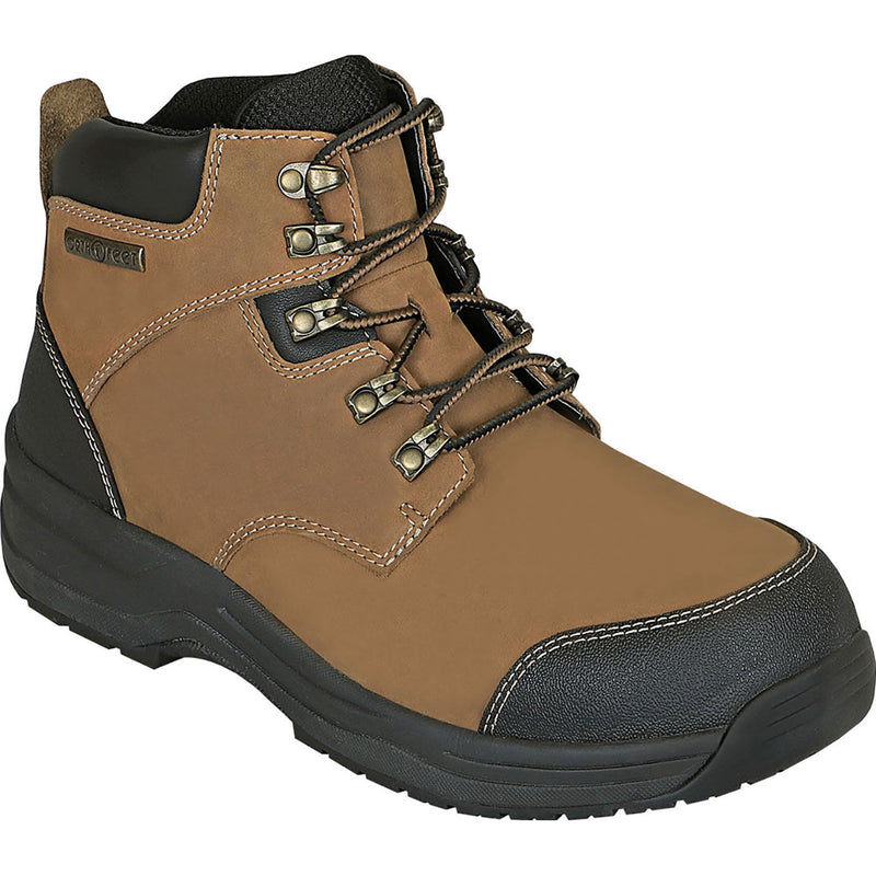 OrthoFeet Granite Men's 6-inch Composite Toe Electrical Hazard Waterproof Work Boot - main