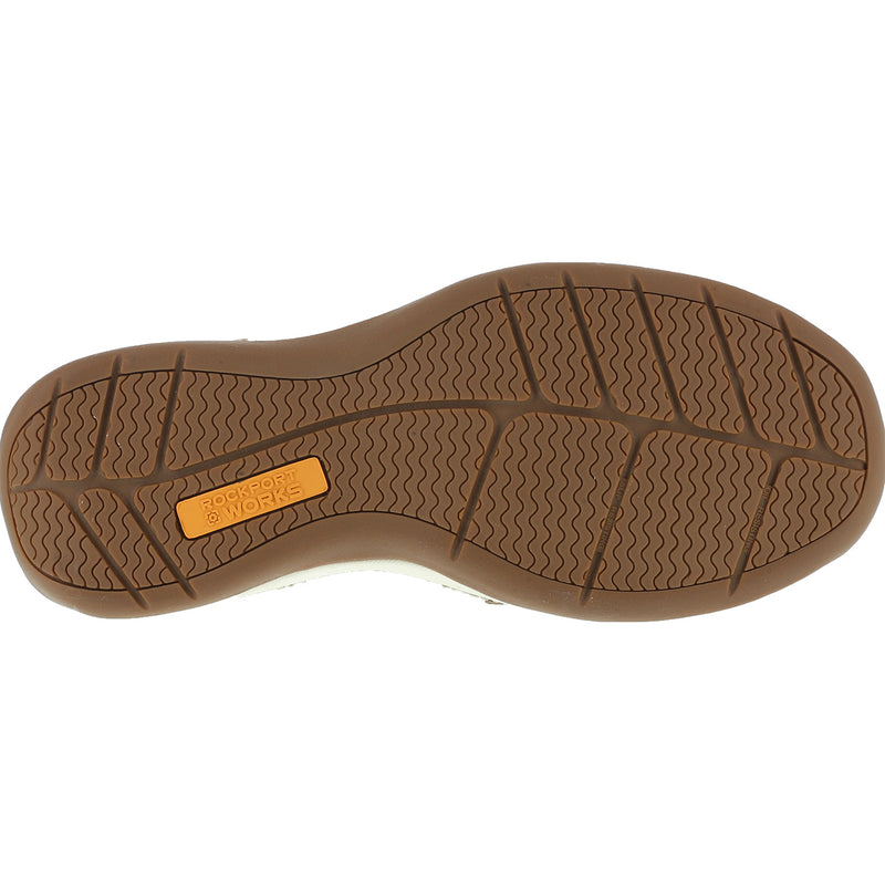 Rockport Works Sailing Club Women's Steel Toe Static Dissipative Boat Shoe - outsole