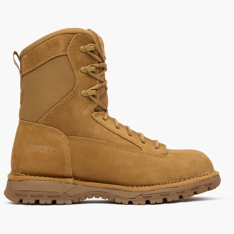 ""Rocky Portland 8"" Side Zip Composite Toe Public Service Boot" - profile"