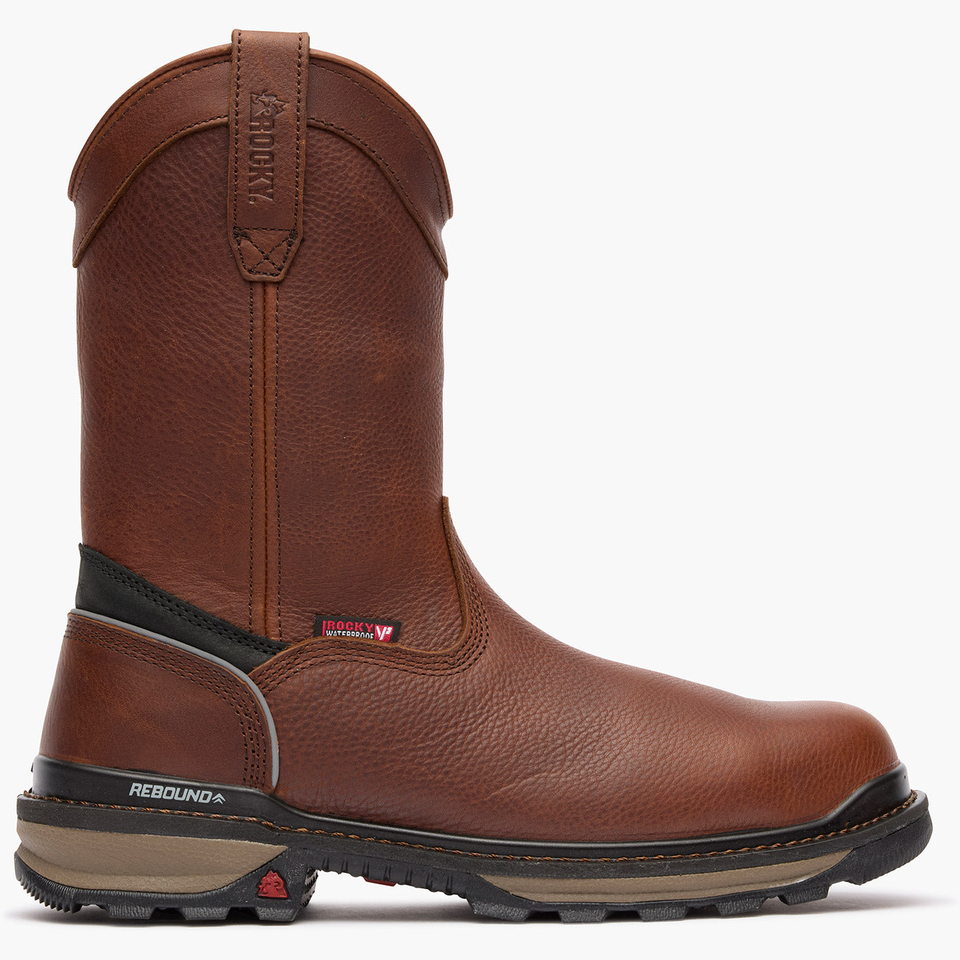 Rocky Rams Horn Waterproof Composite Toe Pull-On Work Boot  display picture 2