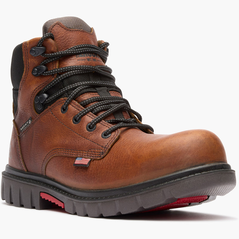 ""Rocky Worksmart 6"" Waterproof Composite Toe Work Boot" - main"