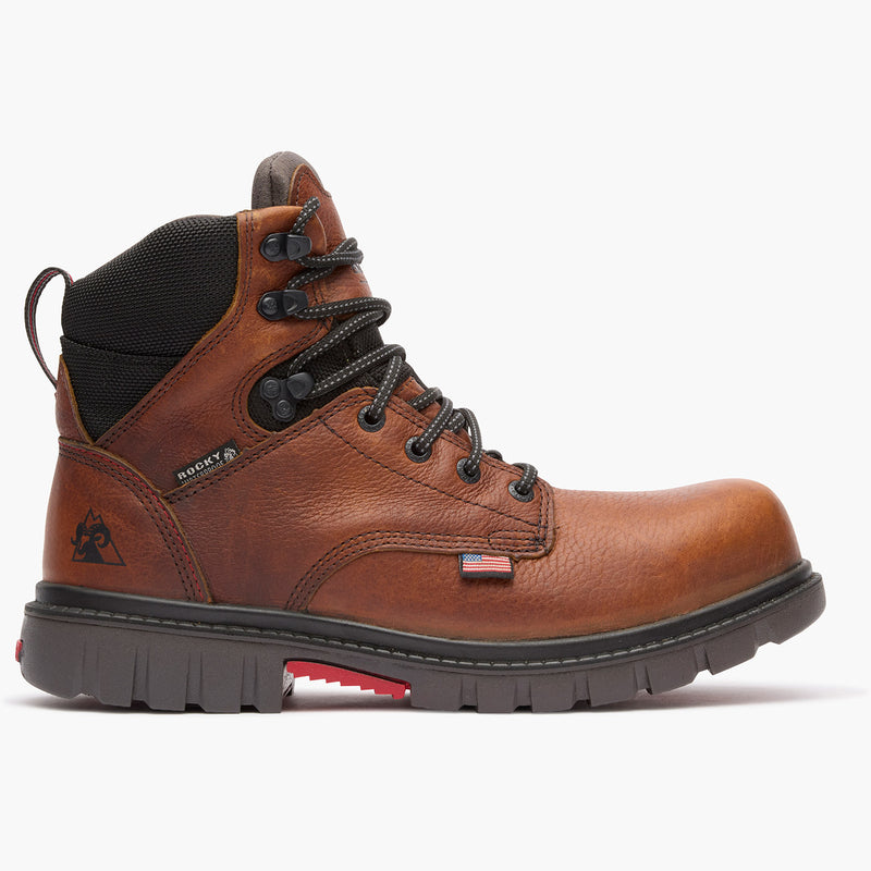 ""Rocky Worksmart 6"" Waterproof Composite Toe Work Boot" - profile"