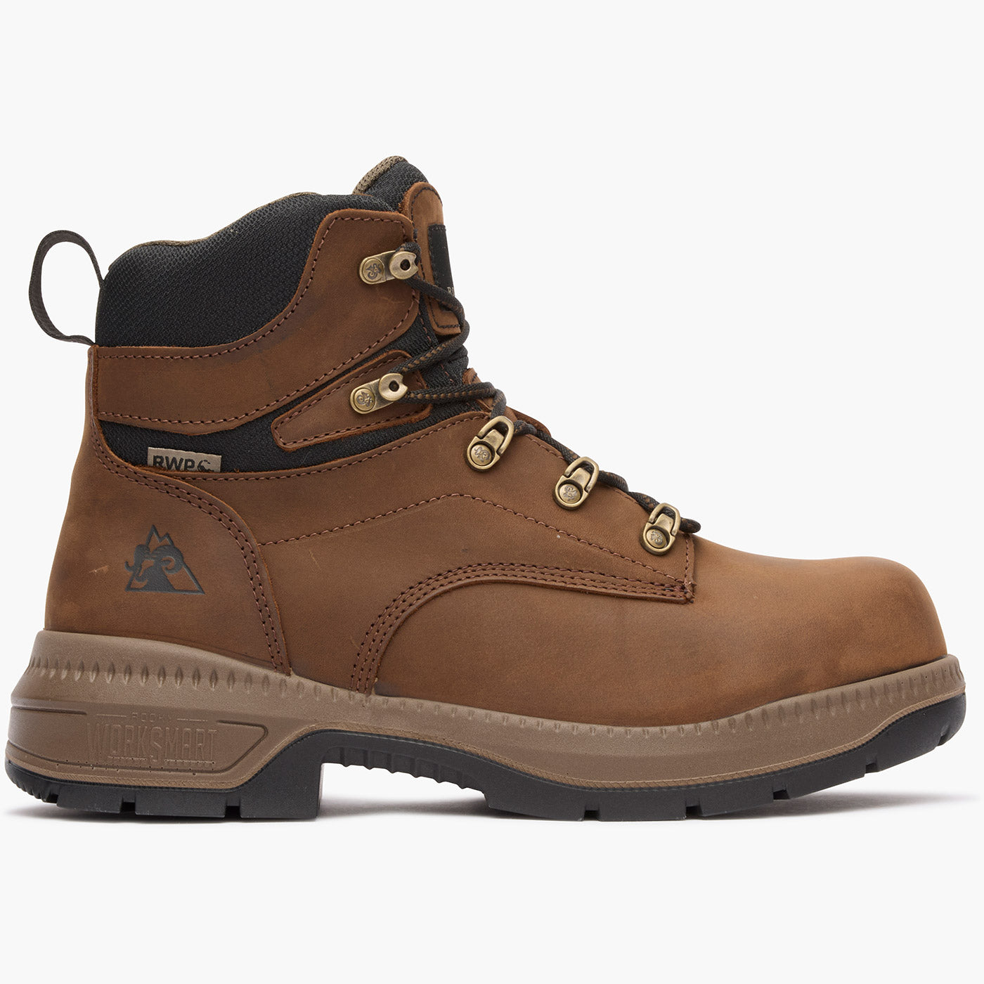 Rocky Men’s Worksmart, Brown Composite Toe Work Boot Size 14W Rocky Worksmart 6 main image 3