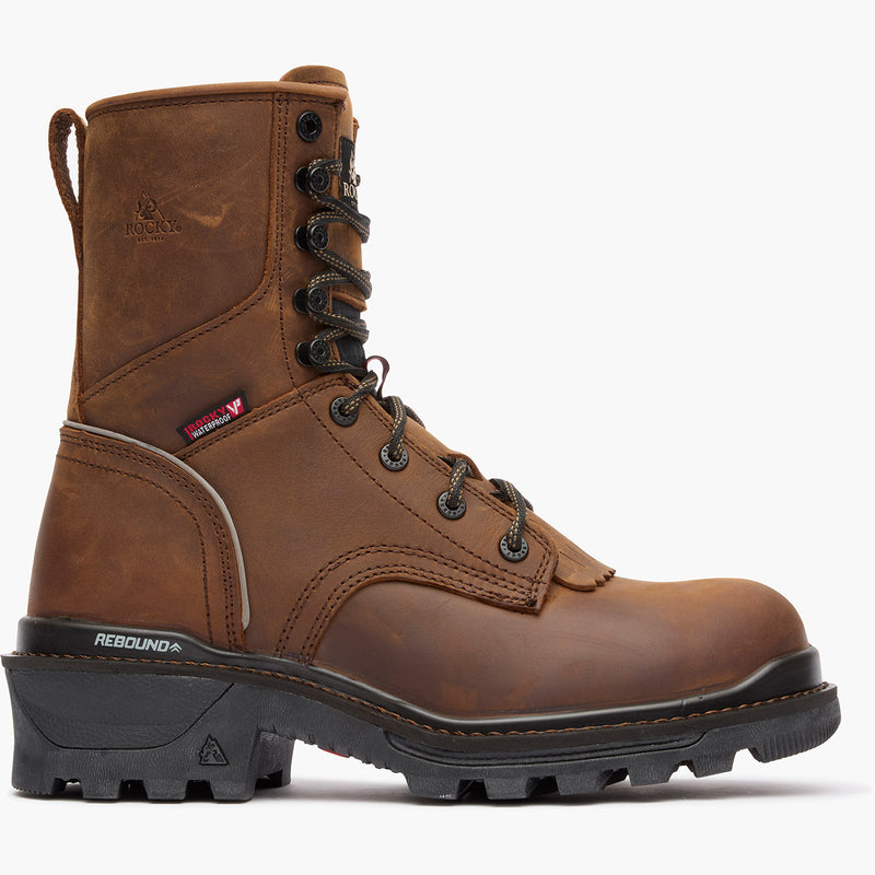 Rocky Rams Horn Logger Composite Toe Work Boot - profile