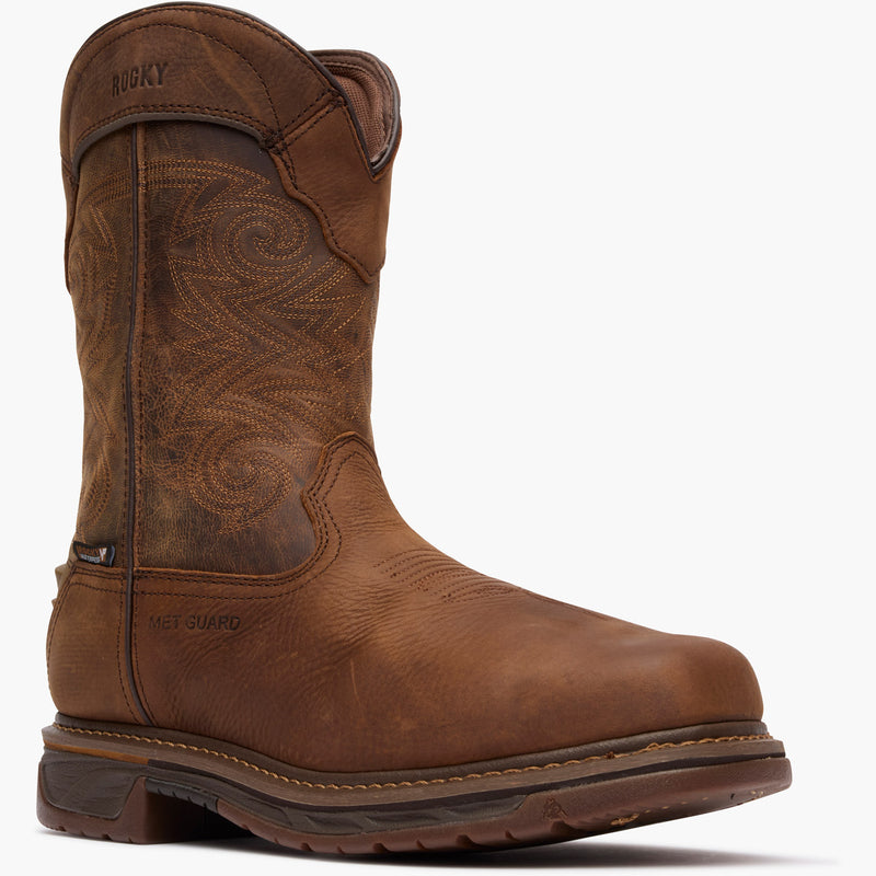 Rocky Square Toe Internal Met Guard Western Boot with TPU Heel Counter - main