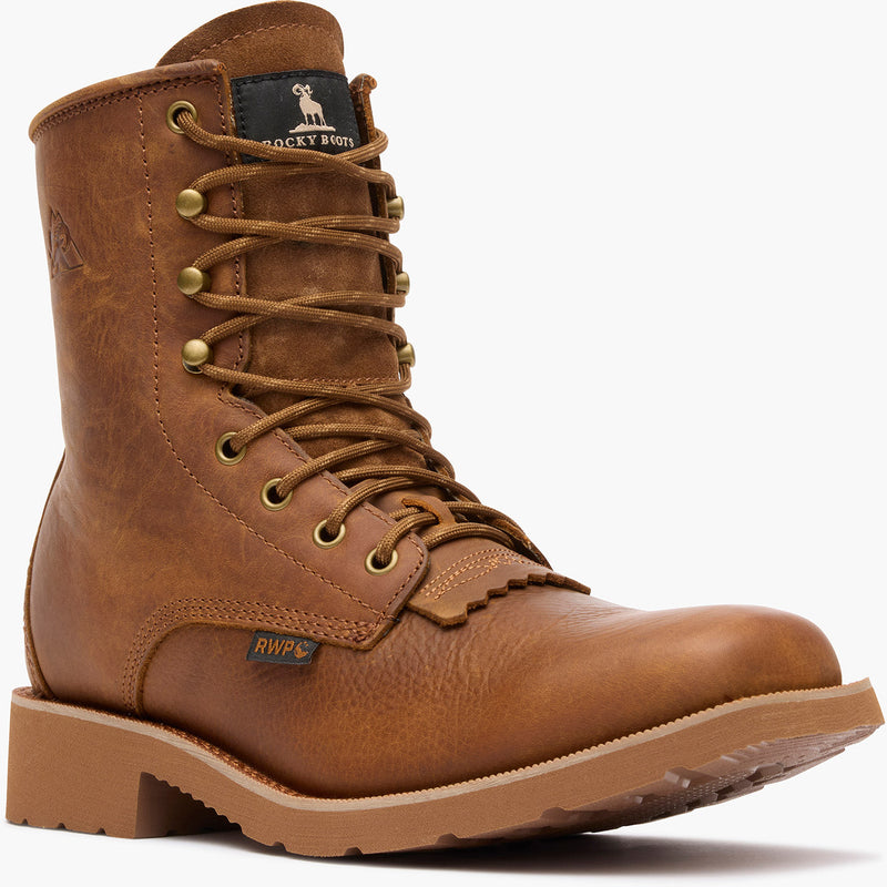 "Rocky MonoCrepe 8" Waterproof Western Boot - main"