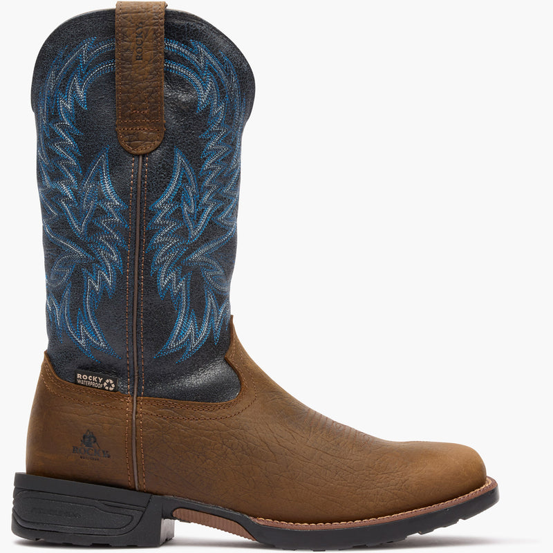 "Rocky Bronco 12" Waterproof Western Boot - profile"
