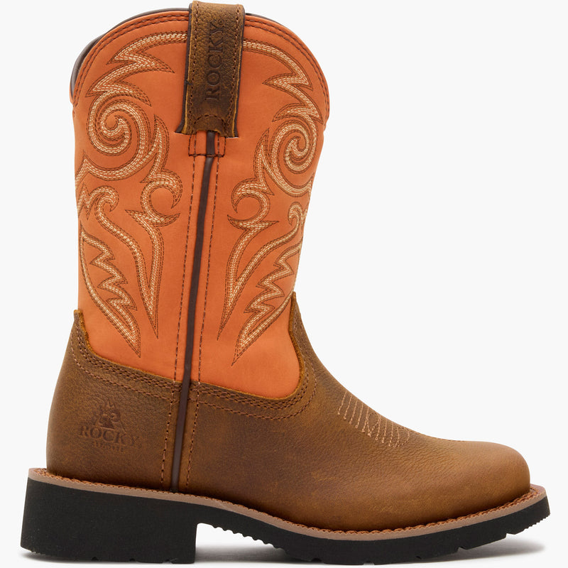 Rocky Big Kid's MonoCrepe Western Boot - profile