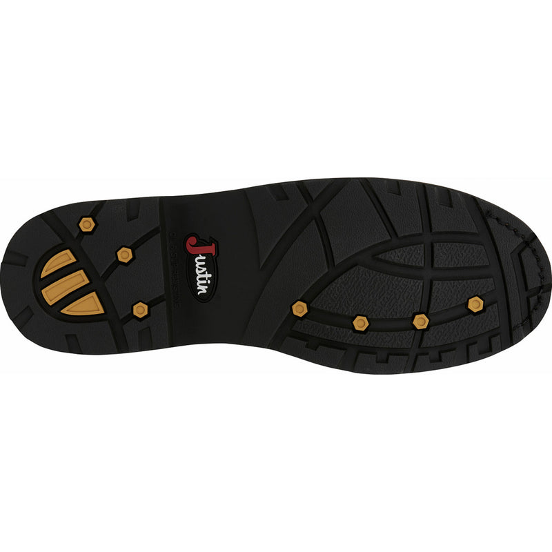 Justin Work Men's Steel Toe Waterproof Lace-Up Work Boot - outsole