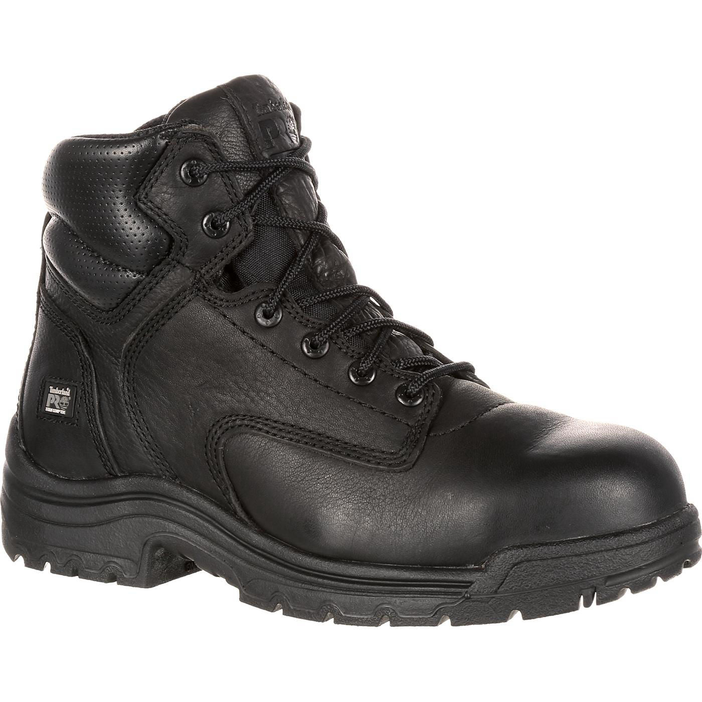 Timberland PRO Men\'s Titan Black Leather‎ Boots Mens Size 9.5 Wide Composite Toe Timberland PRO TiTAN EV Men main image 3