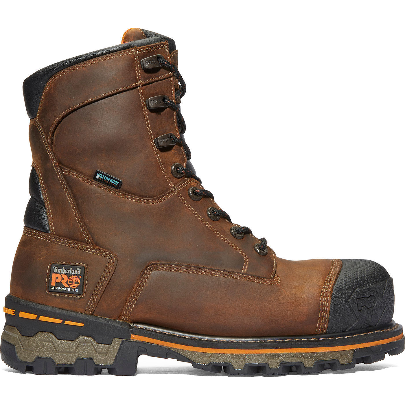 Timberland Pro Size 14M Mens Leather Work Boots Rugged Outsoles Lace-Up Closure TIMBERLAND Men main image 2