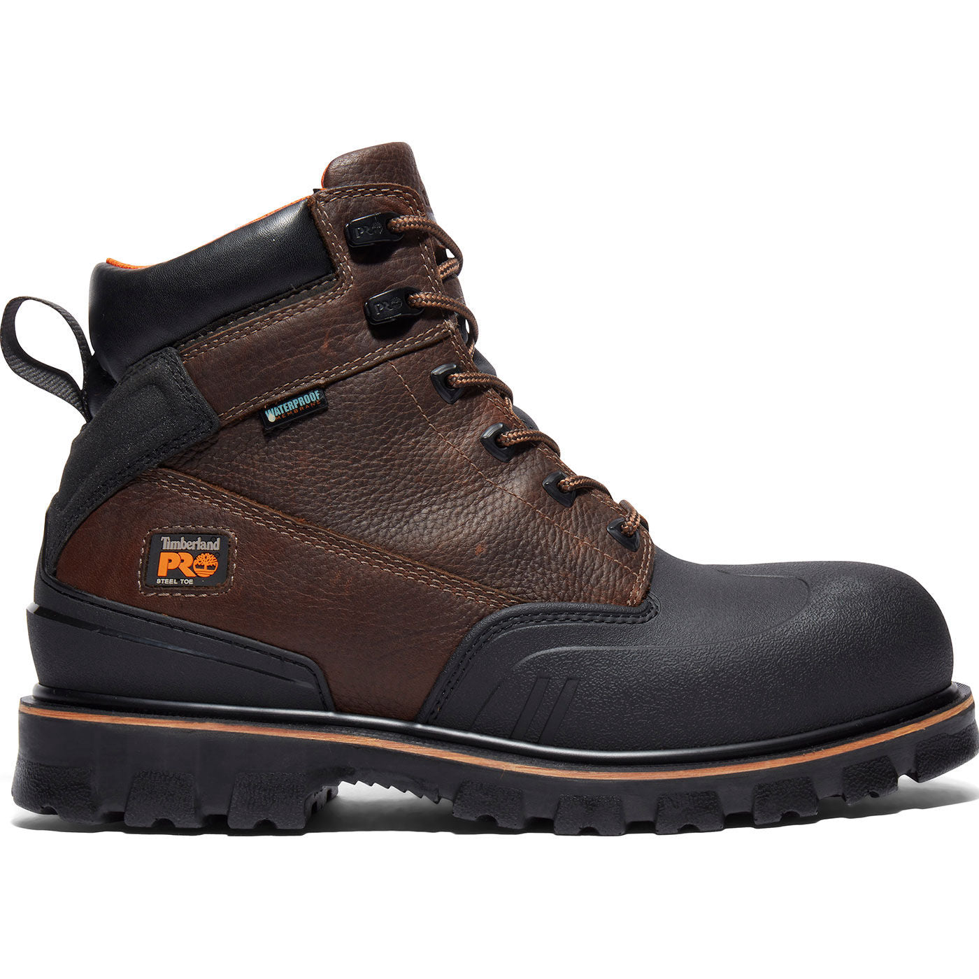 Timberland Pro Titan Men Size 11 Brown Leather Steel Toe Work Boot Timberland Pro Titan Hd Wellington Steel Toe Work Boots Mens  main image 2