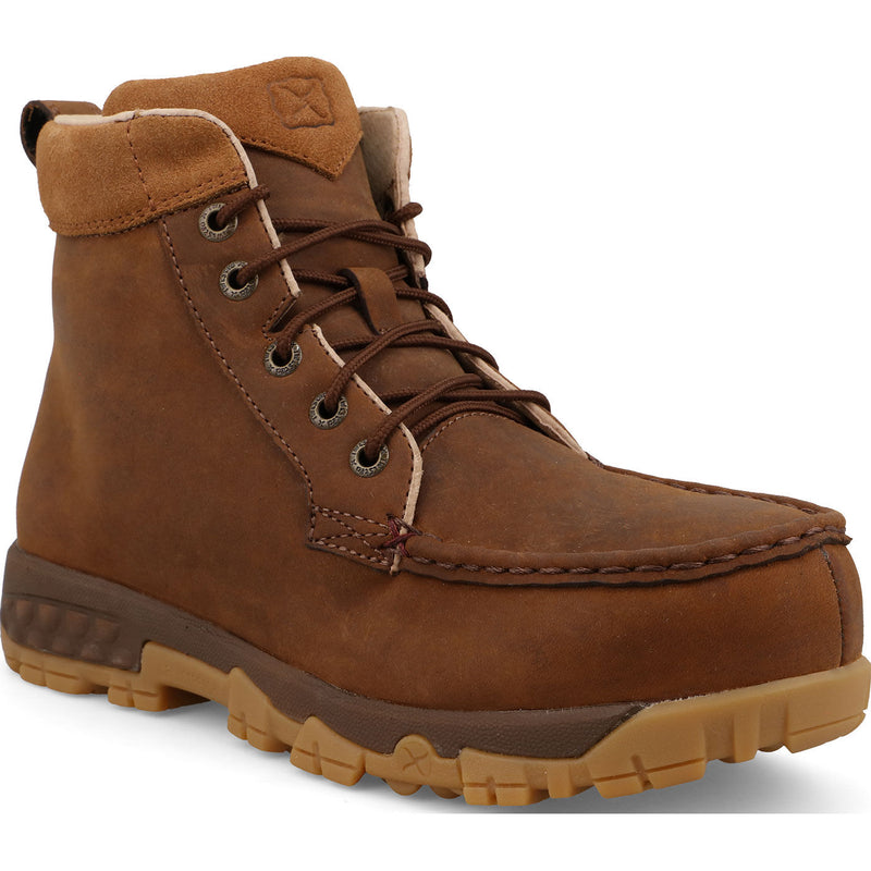 Twisted X Work Women's 4-inch Alloy Toe Electrical Hazard Zipper Work Boot - main