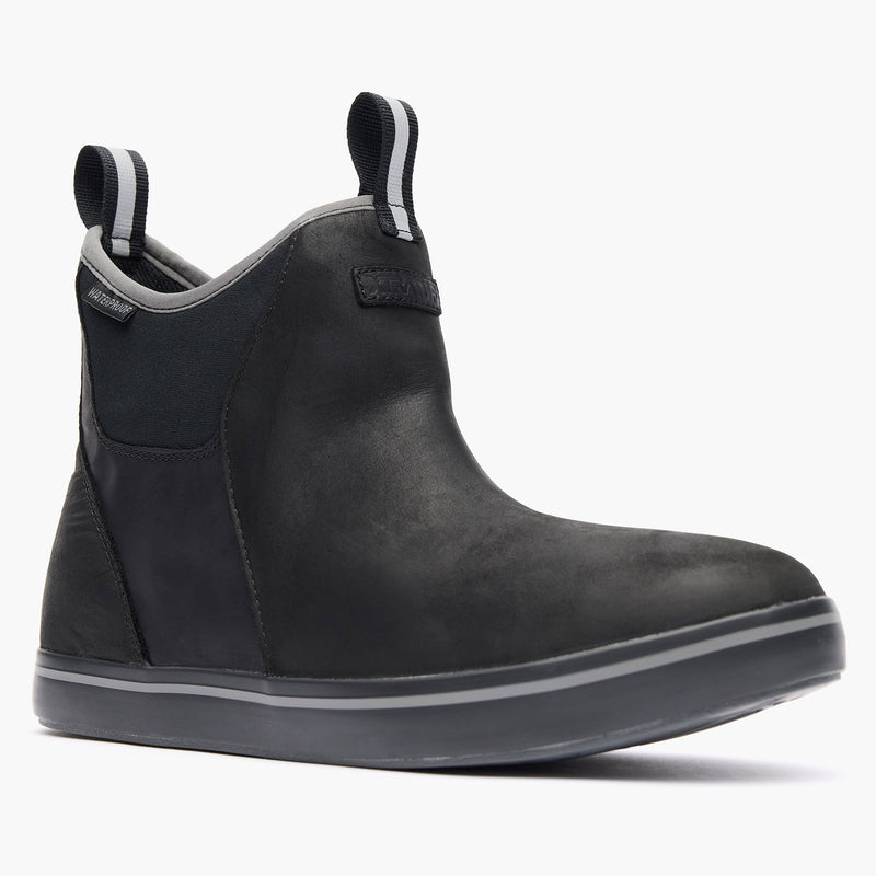 Men's Leather 6 in Ankle Deck Boot - main