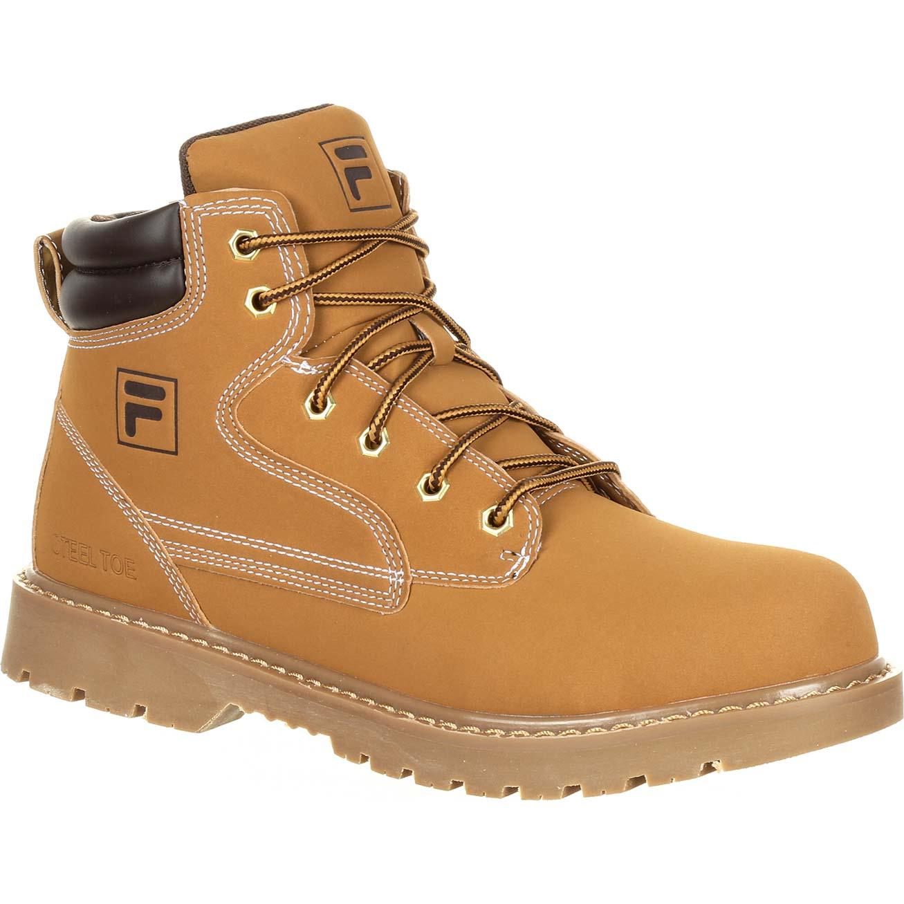 fila steel toe boots