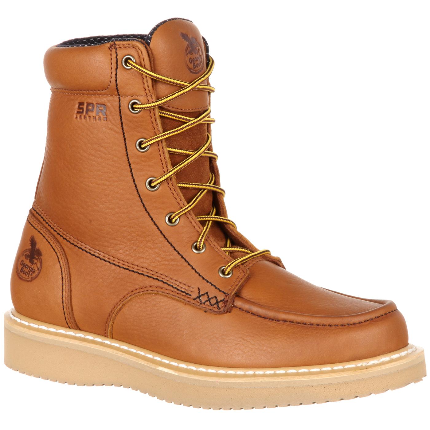 Boot Men's 8" MocToe Wedge Work Boot