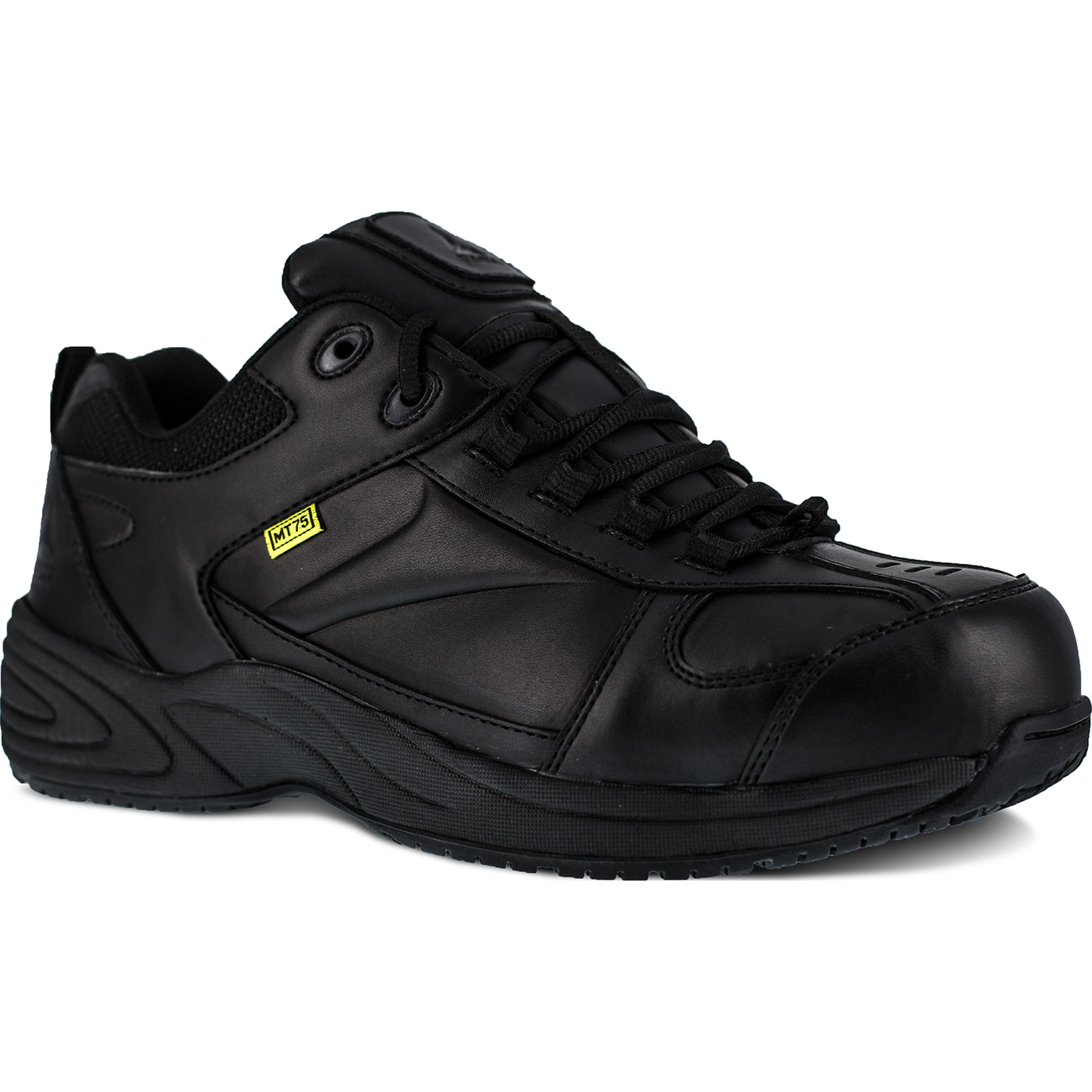 Black Athletic Reebok Composite Toe Met Guard Work Shoe