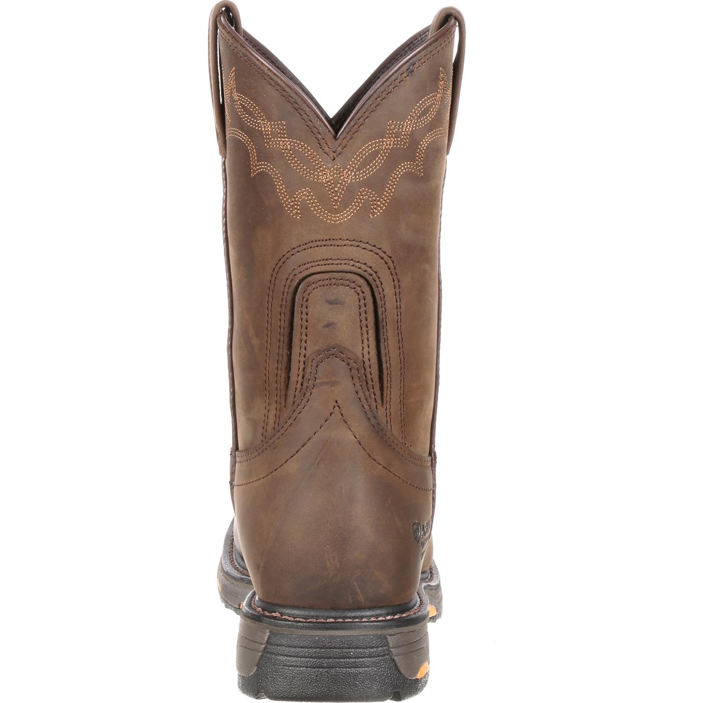 Ariat WorkHog H2O Composite Toe Waterproof Western Work Boot - back