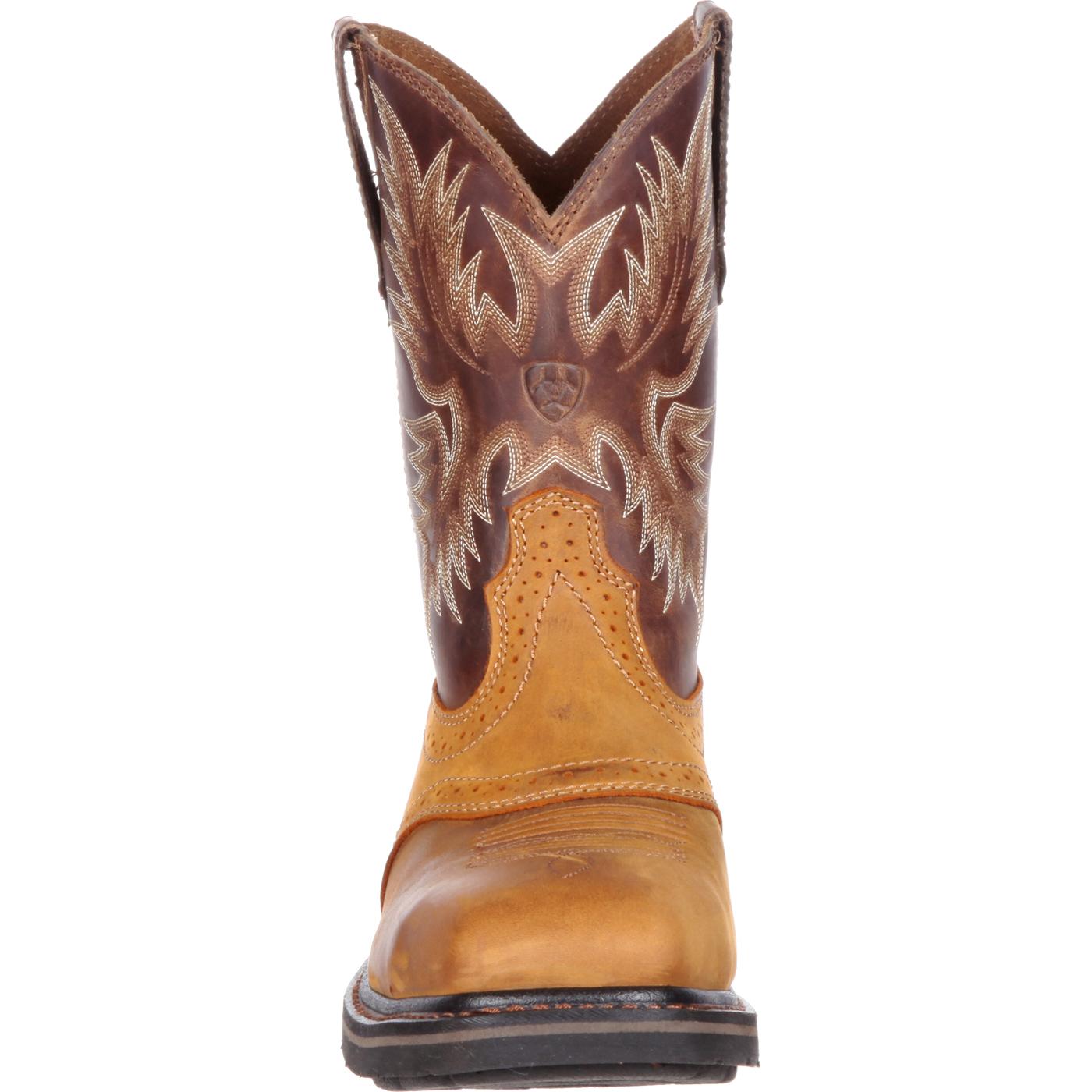 Ariat Sierra Wide Square Steel Toe Western Work Boot - front